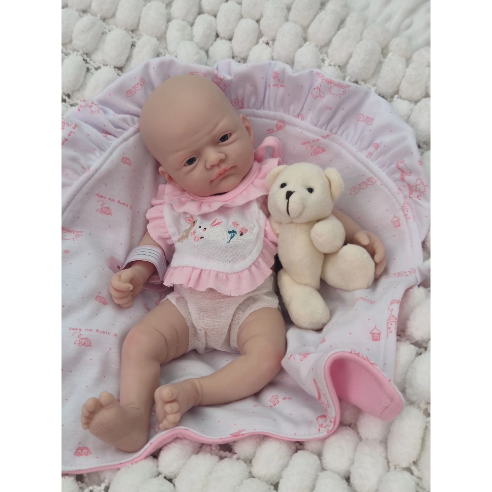Reborn Baby Doll Silicone Realistic - 12 Inch Soft Silicone Reborn Doll