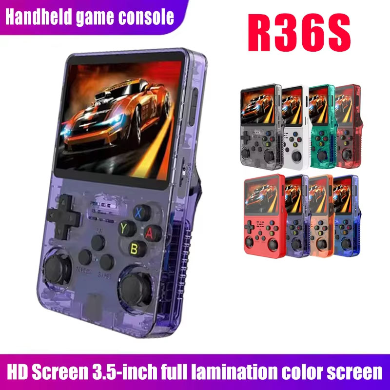 Retro Handheld Game Console R36S - R36s New Handheld Game Console Open