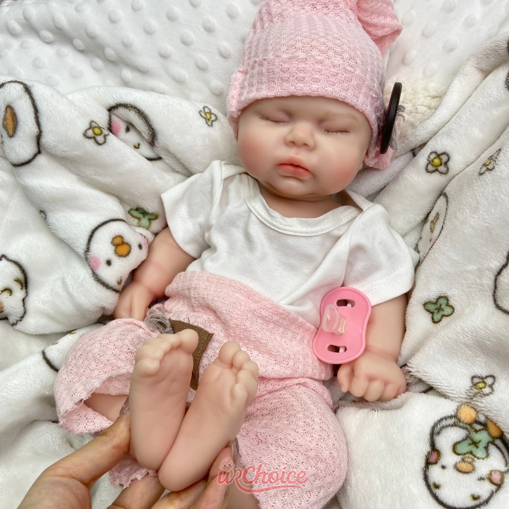 Chubby 47cm Open Mouth Silicon - Reborn Baby Doll Silicone Realistic ulasan dan harga