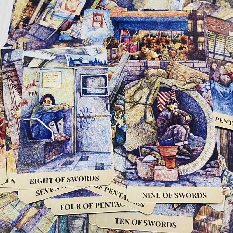 City Labyrinth Tarot Cards 78  - Tarot Cards Deck With Guidebook ulasan dan harga