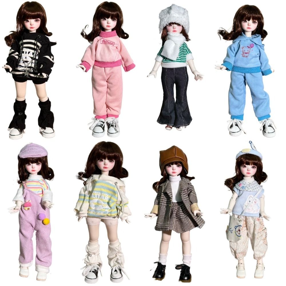 1/6 BJD Doll Dress Doll Fashio - Bjd Doll 1 6 Full Set With Clothes ulasan dan harga