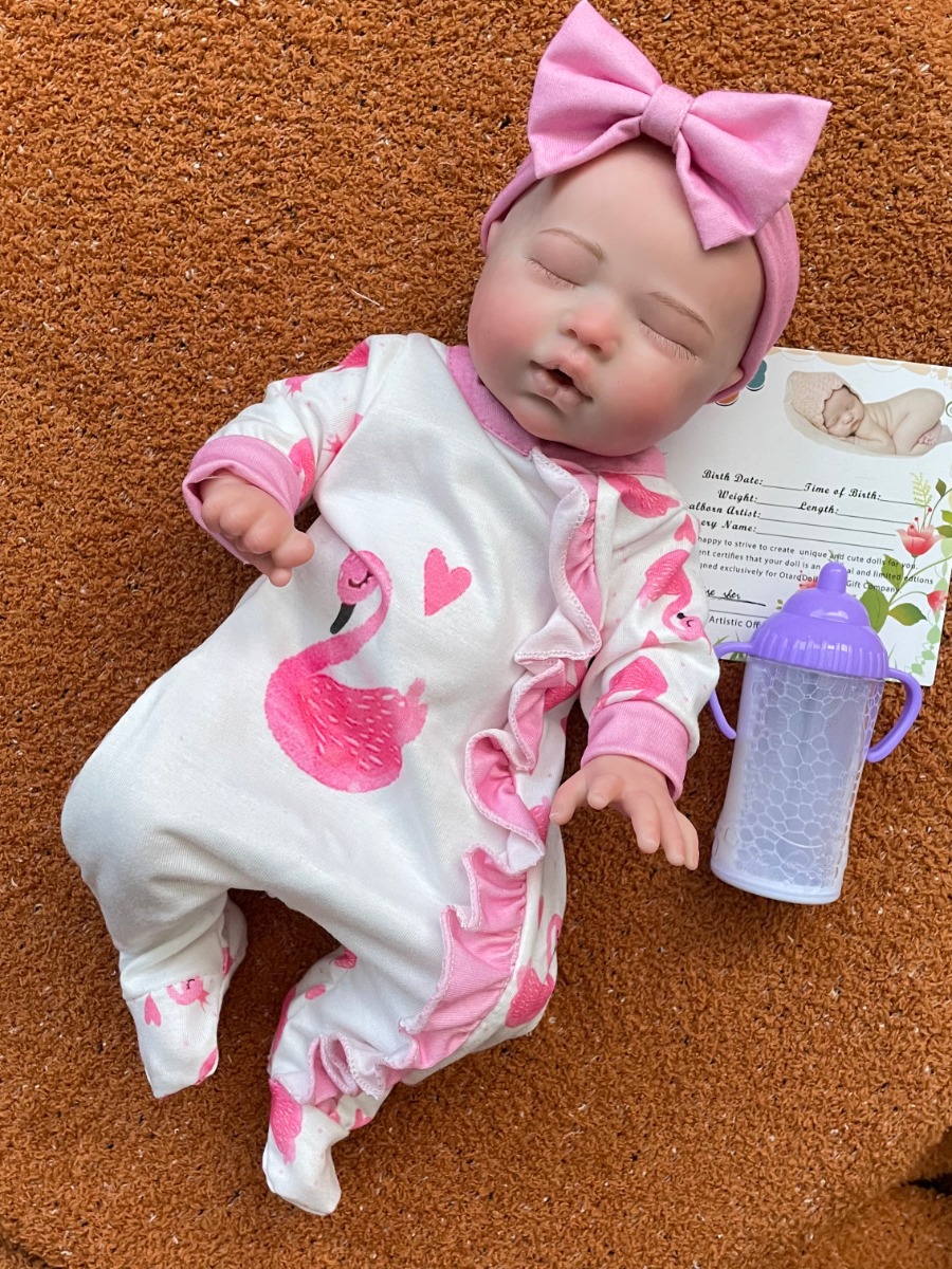 13.7 Inch 35 cm Full Body Soft - Reborn Baby Doll Silicone Realistic ulasan dan harga