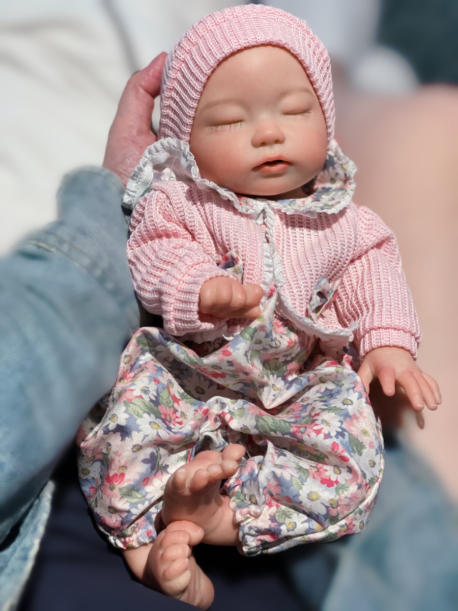 13.7 Inch 35 cm Full Body Soft - Reborn Baby Doll Silicone Realistic ulasan dan harga