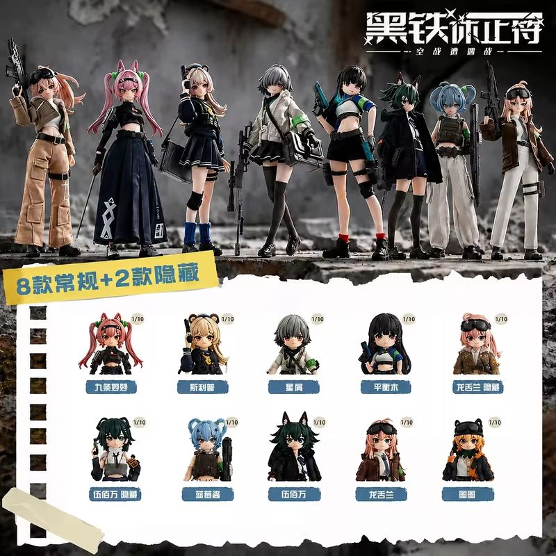 2026 New Eden Toys Black Iron  - Anime Action Figure Blind Box ulasan dan harga