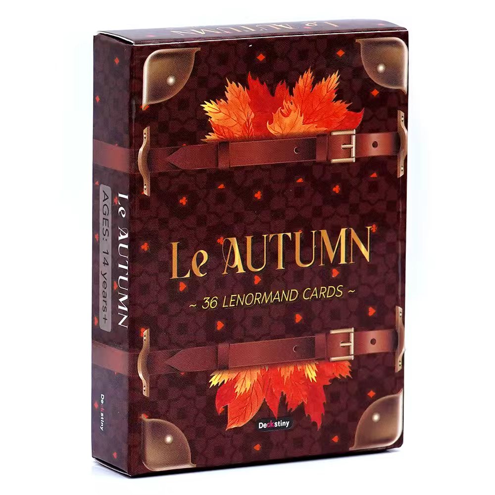 Lenormand Tarot Deck Le Autumn - Tarot Cards Deck With Guidebook ulasan dan harga