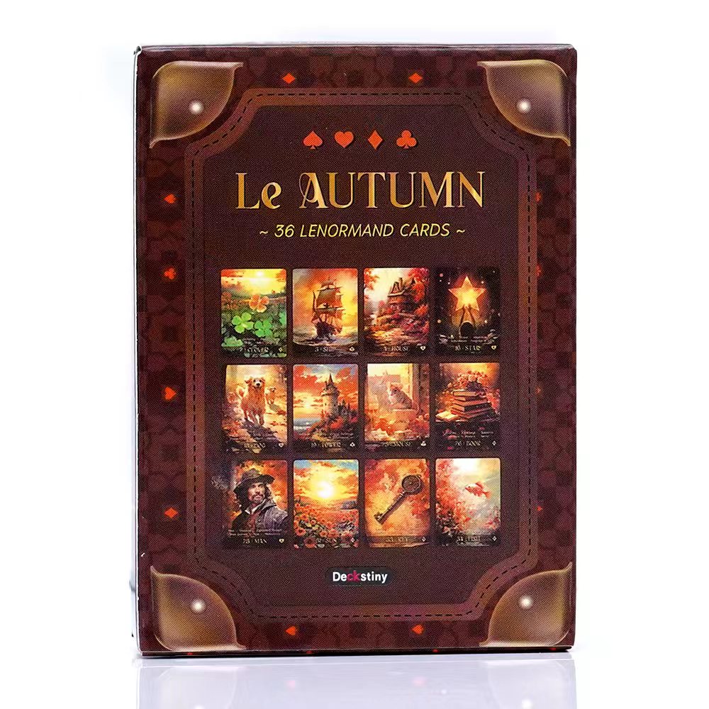 Lenormand Tarot Deck Le Autumn - Tarot Cards Deck With Guidebook ulasan dan harga
