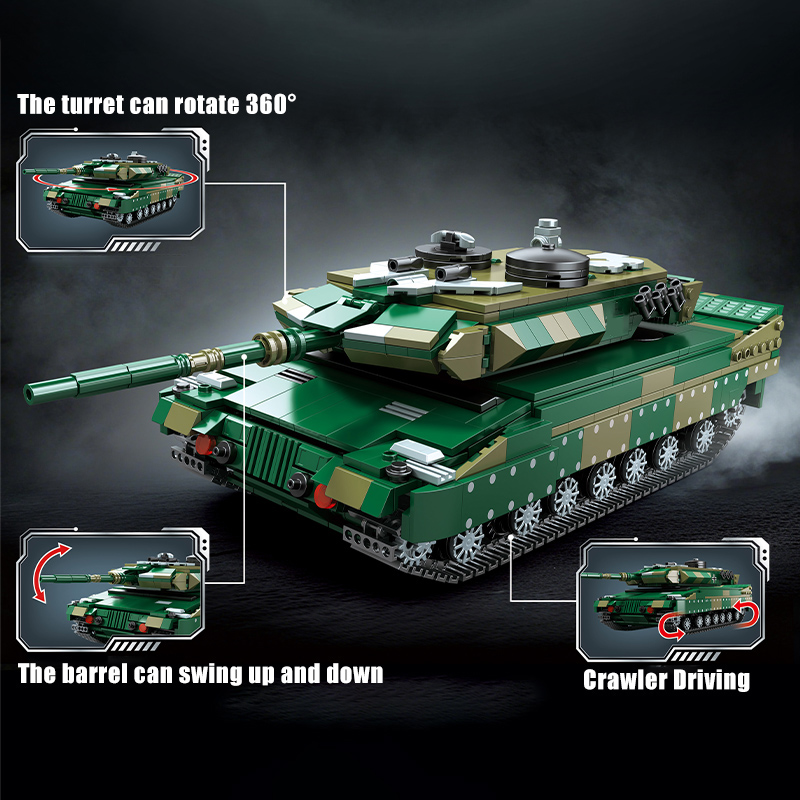 Military 1000Pcs Germany Tiger - Lego Compatible Military Tank ulasan dan harga
