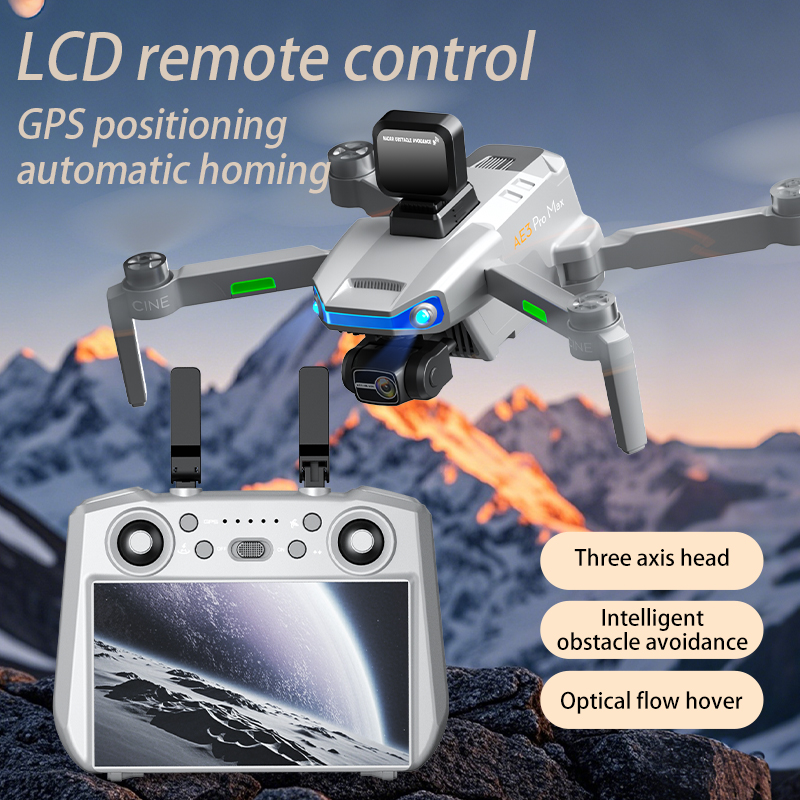 AE3 PRO Max NEW LCD SC GPS Dro - Fpv Brushless Rc Drone 4K ulasan dan harga