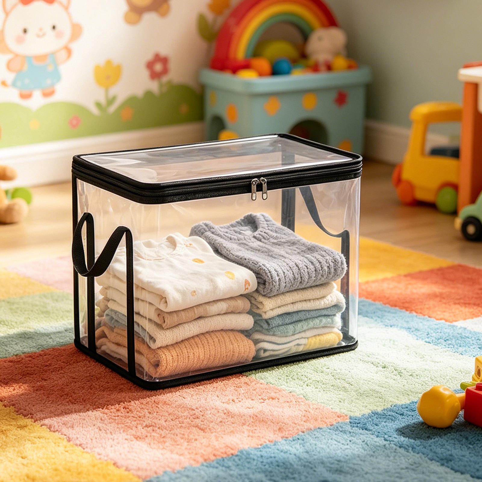 Toy Storage Bag Transparent Or - Dolls ulasan dan harga