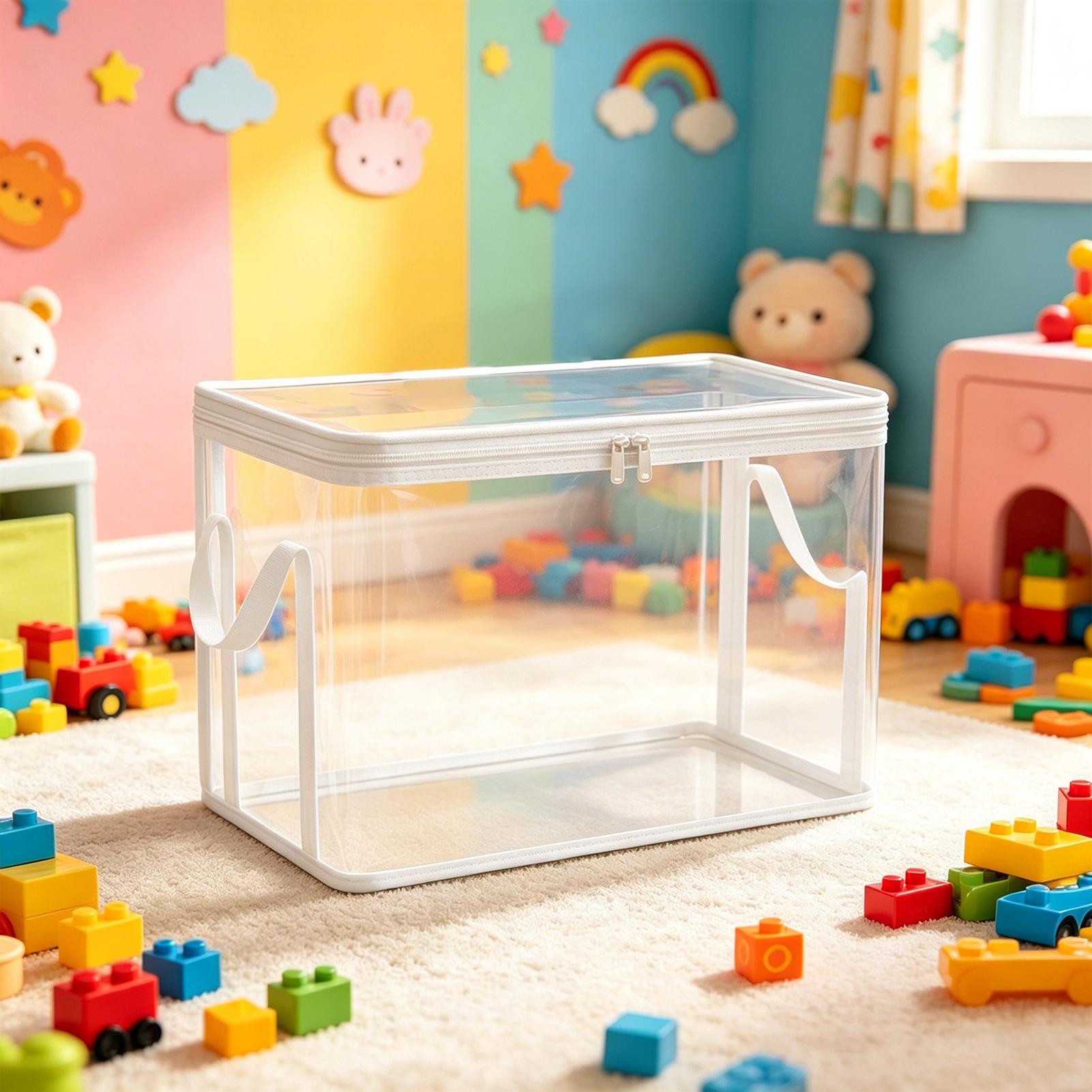 Toy Storage Bag Transparent Or - Dolls ulasan dan harga