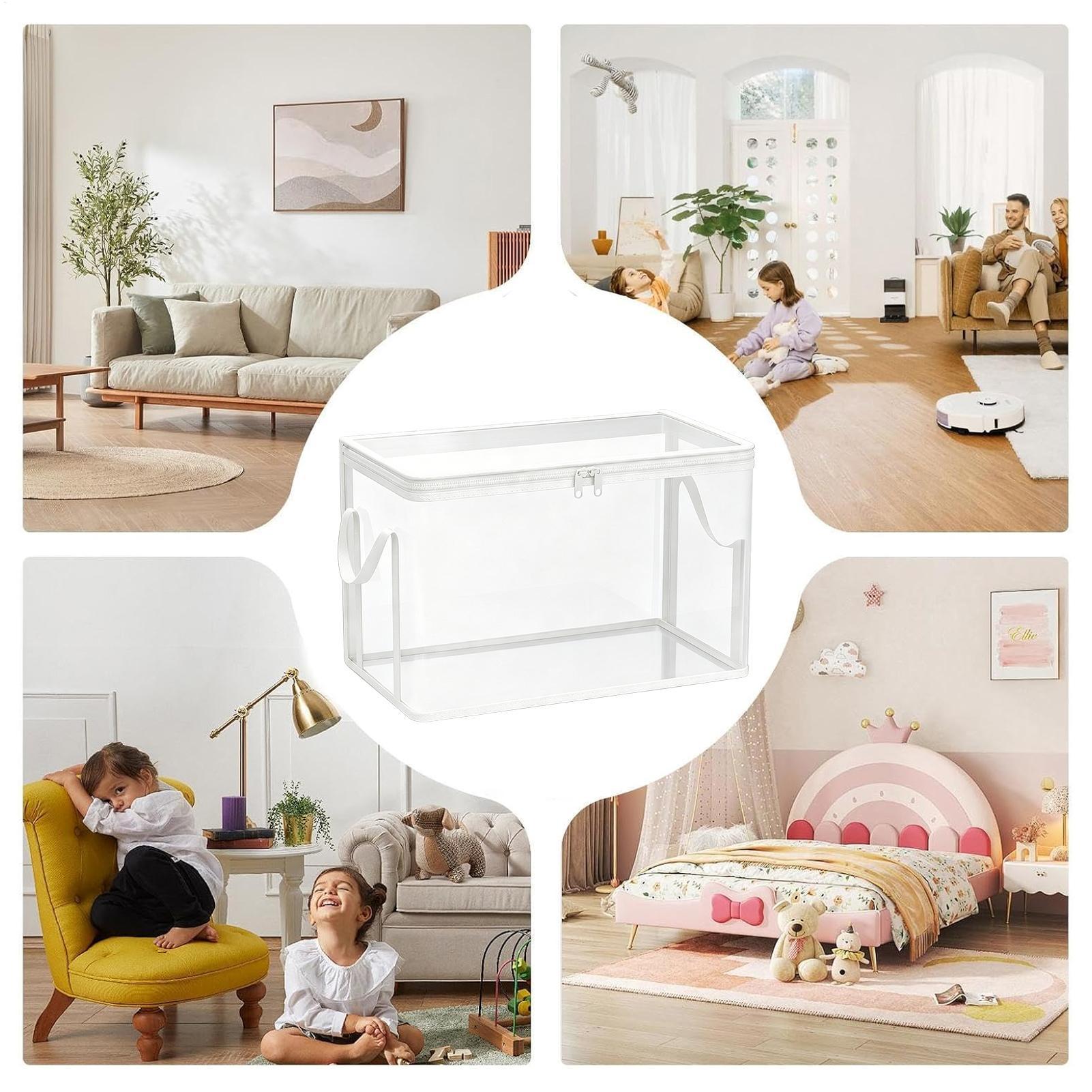 Toy Storage Bag Transparent Or - Dolls ulasan dan harga