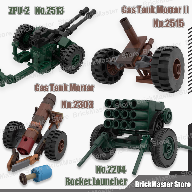 MOC Military War Scene Gas Tan - Lego Compatible Military Tank ulasan dan harga