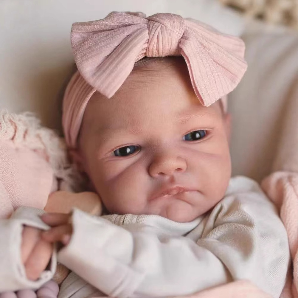 48CM Reborn Silicone Dolls Aug - Reborn Baby Doll Silicone Realistic ulasan dan harga
