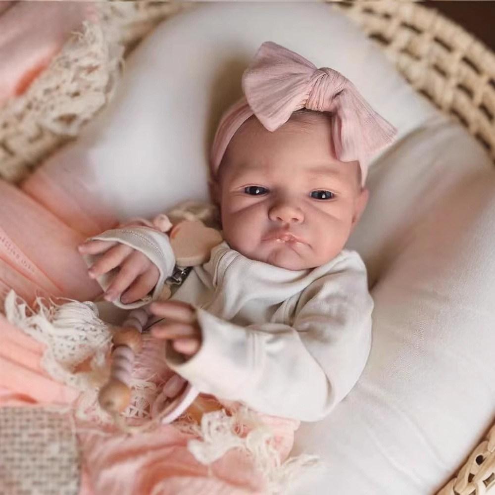 48CM Reborn Silicone Dolls Aug - Reborn Baby Doll Silicone Realistic ulasan dan harga