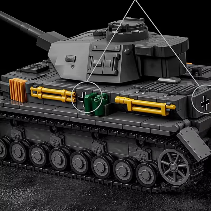 1419 PCS 1:28 GER DE Panzer IV - Lego Compatible Military Tank ulasan dan harga