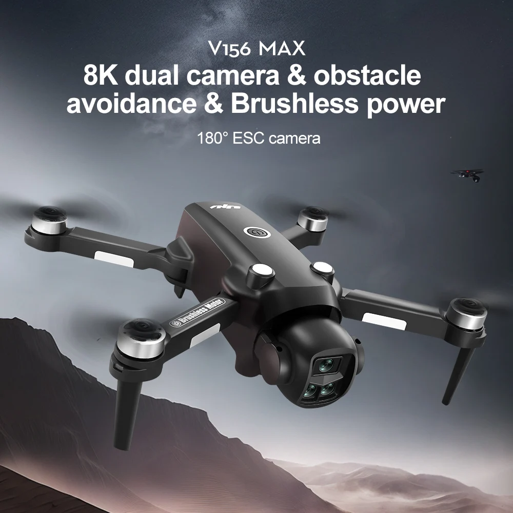 Original V156MAX GPS RC Aerial - Fpv Brushless Rc Drone 4K ulasan dan harga