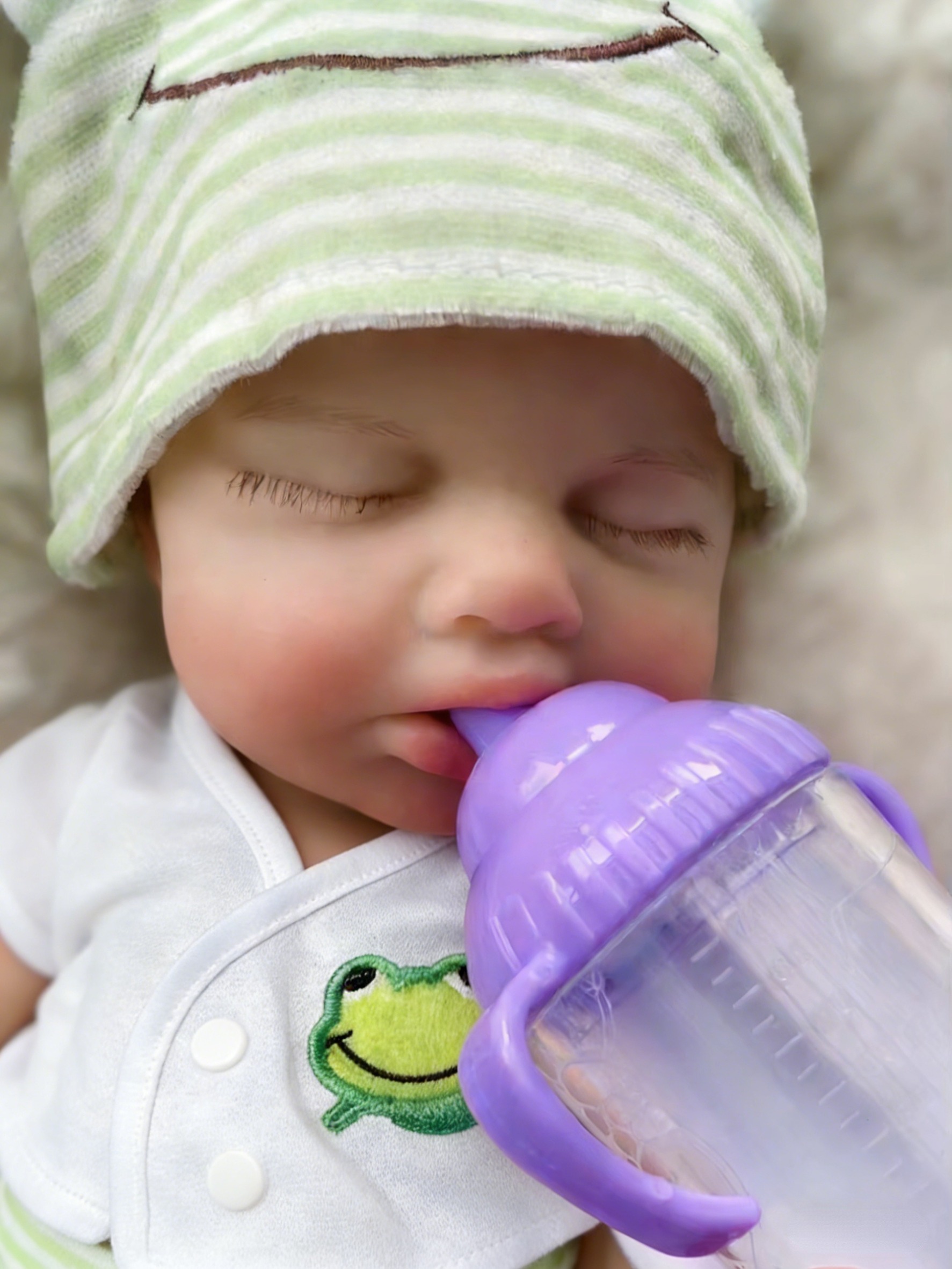 OtardDolls Loulou Can Open mou - Reborn Baby Doll Silicone Realistic ulasan dan harga