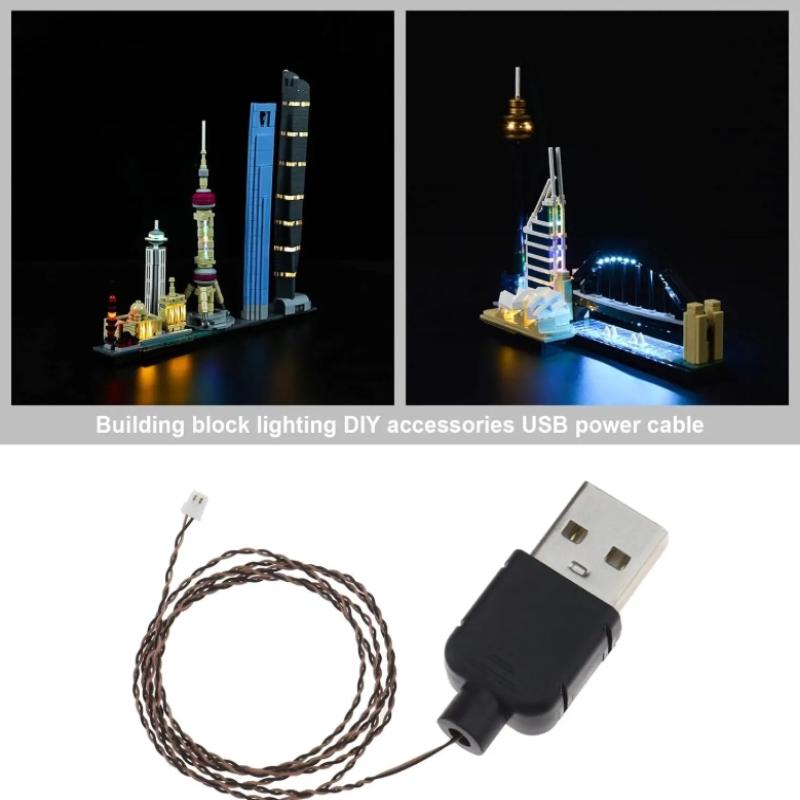 DIY 50cm USB Power Cable Compa - Building Blocks ulasan dan harga