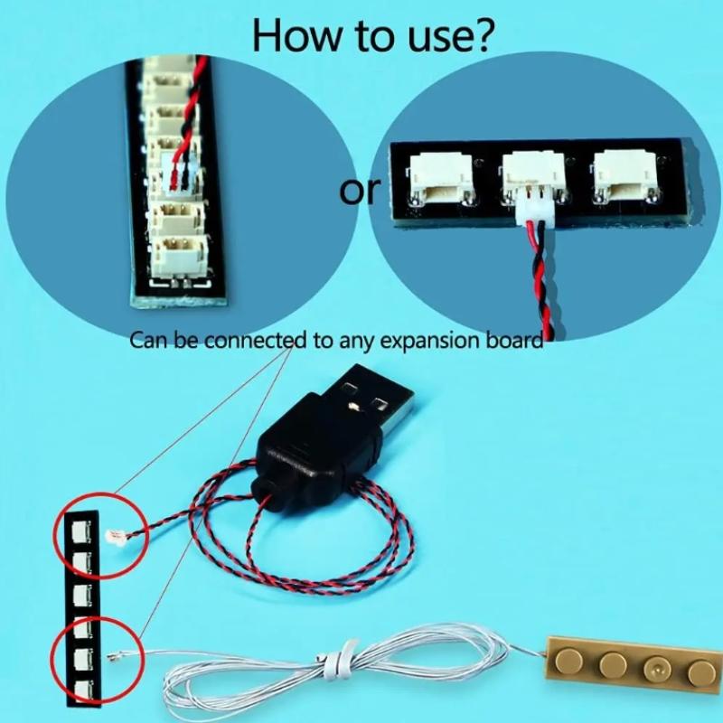 DIY 50cm USB Power Cable Compa - Building Blocks ulasan dan harga