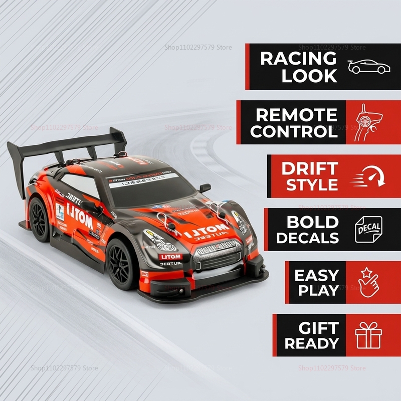 4WD Remote Control Drift Racin - Rc Drift Car 1 24 Scale 4Wd ulasan dan harga
