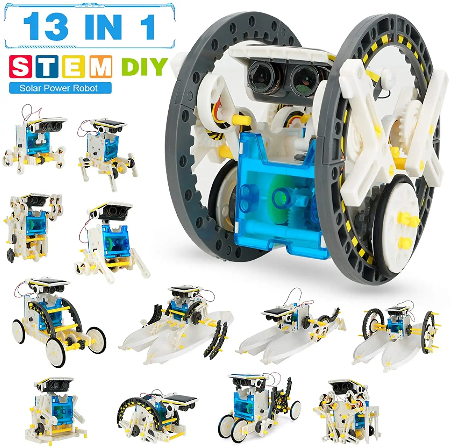 STEM 12IN1 Solar Robot Kit Edu - Stem Solar Robot Kit For Kids ulasan dan harga
