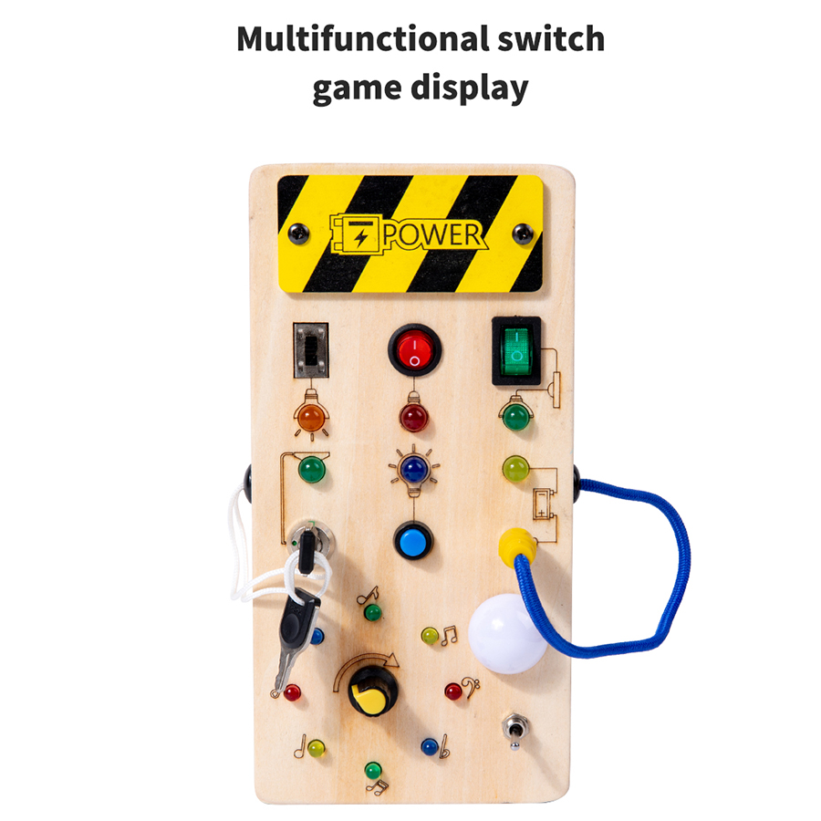 Montessori Busy Board Sensory  - Montessori Wooden Busy Board Toddler ulasan dan harga