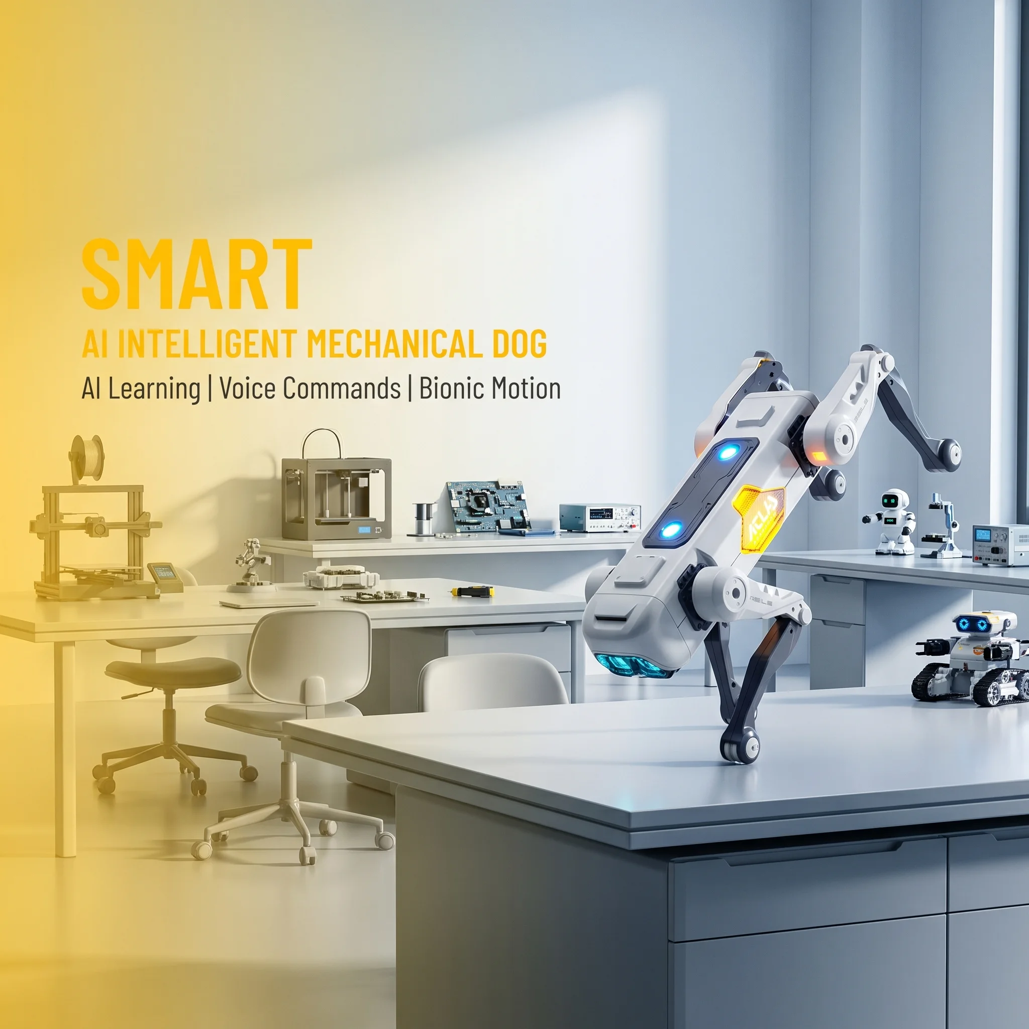 AI Smart Robot Dog, Voice & AP - Remote Control Toys ulasan dan harga