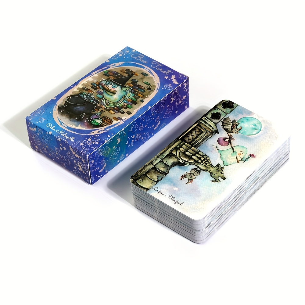 Boo Tarot Deck Ghosts Ghost Re - Tarot Cards Deck With Guidebook ulasan dan harga