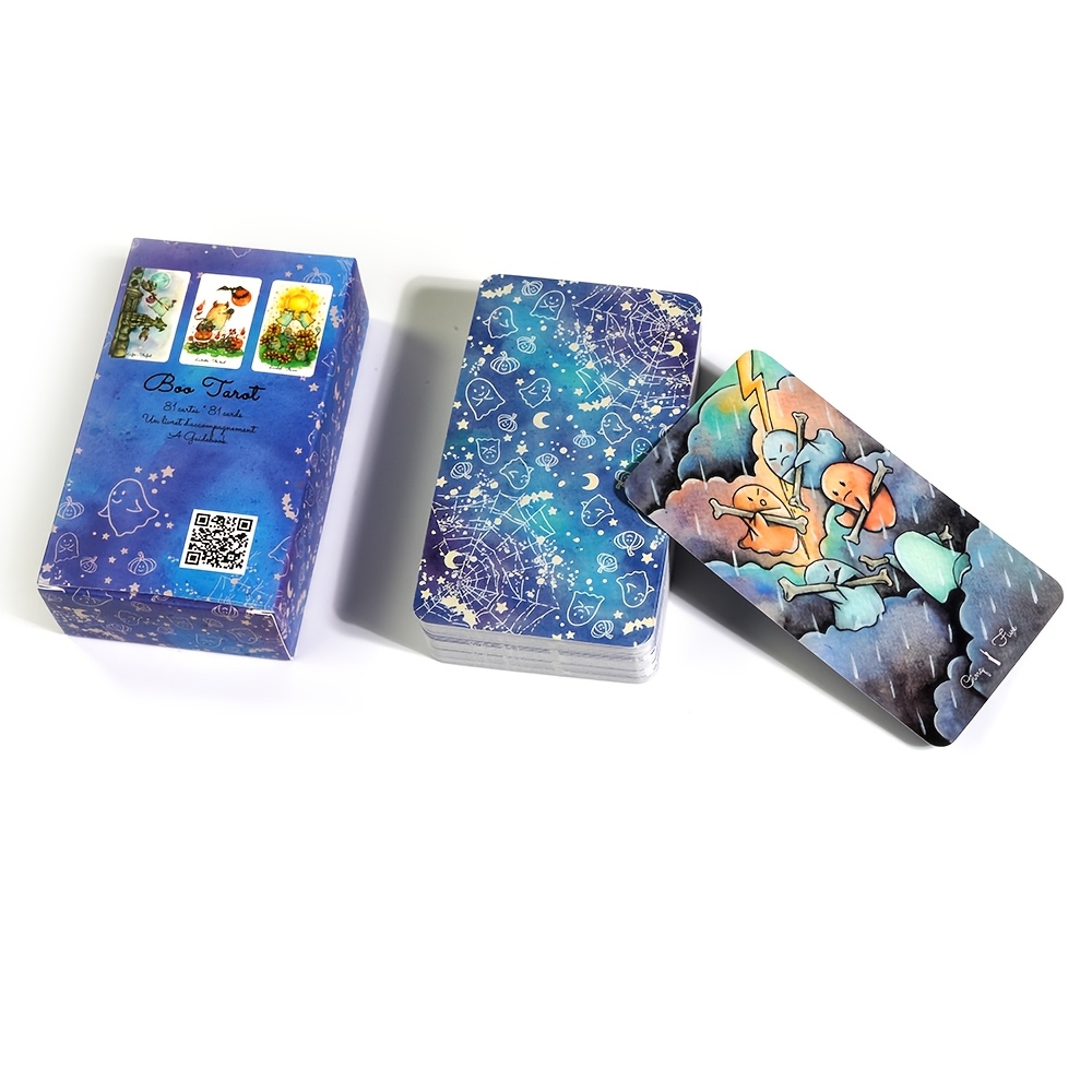 Boo Tarot Deck Ghosts Ghost Re - Tarot Cards Deck With Guidebook ulasan dan harga