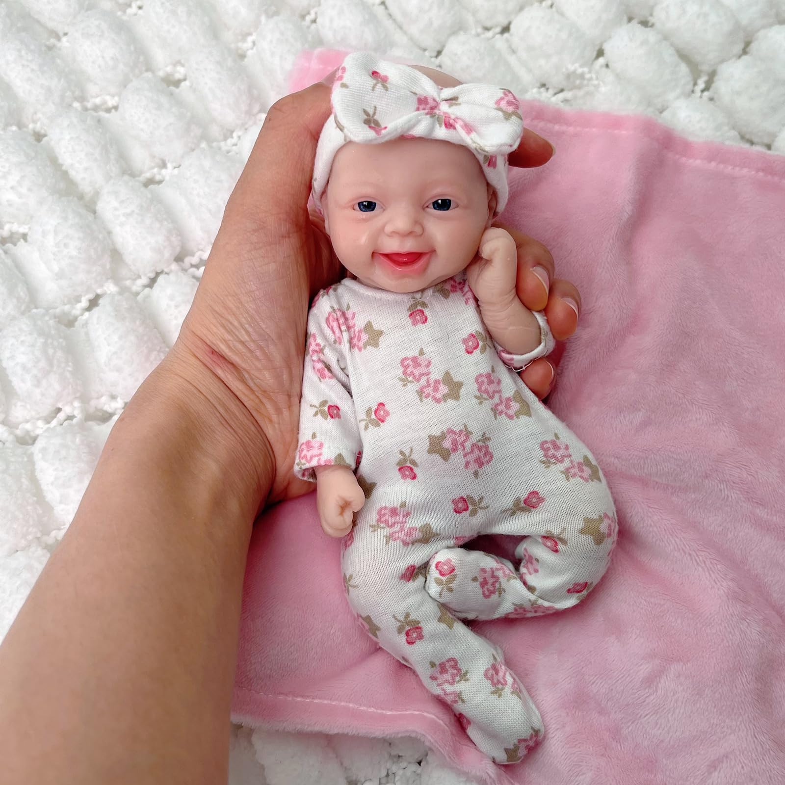 Blrags Reborn Baby Dolls 7 Inc - Reborn Baby Doll Silicone Realistic ulasan dan harga